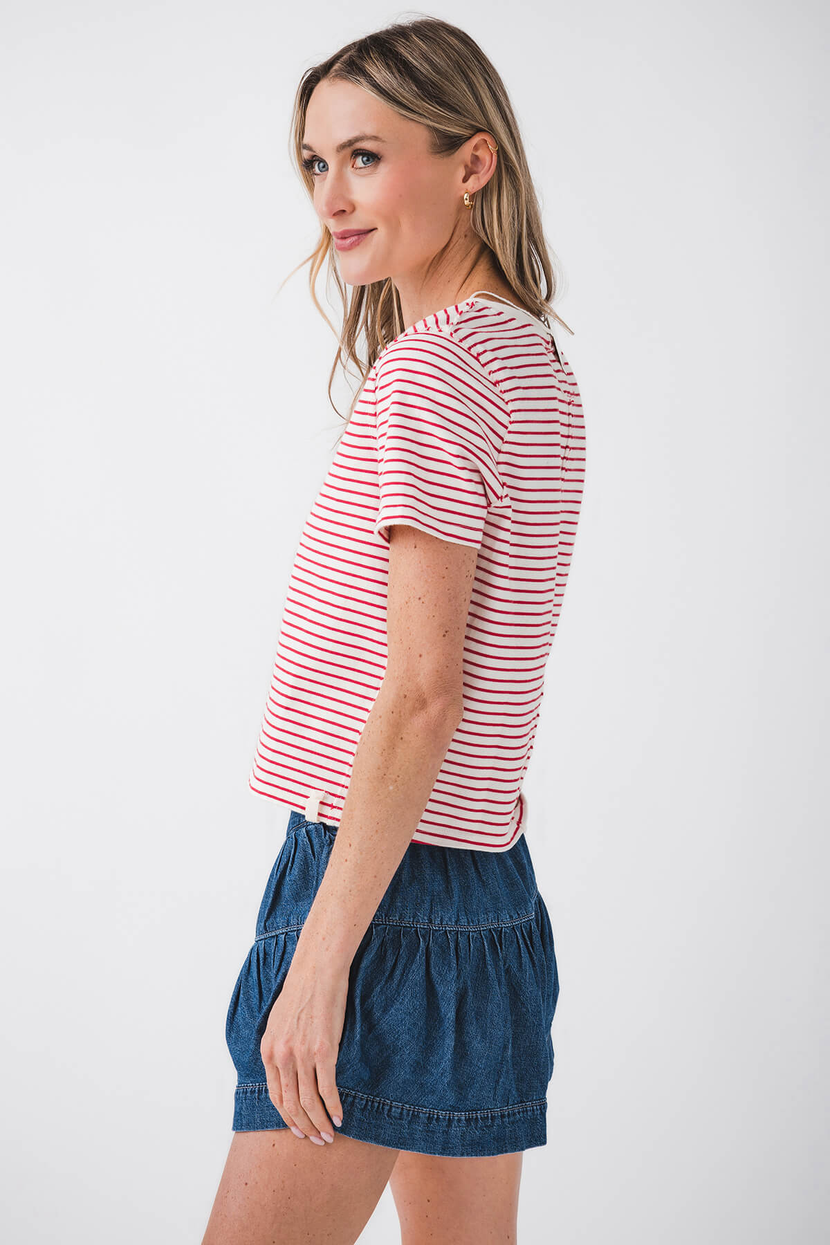 Free People Everyday Stripe Tee