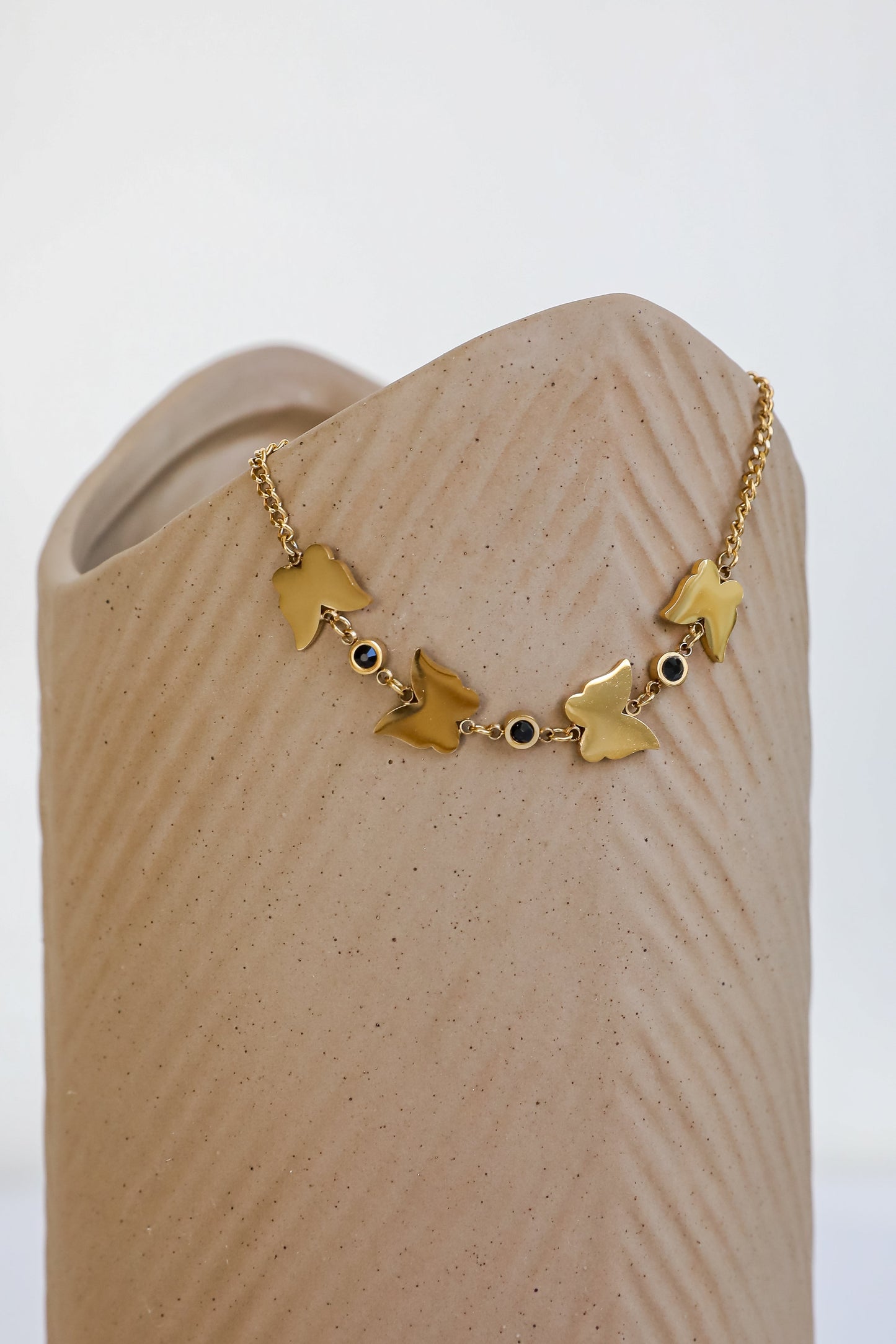 Kaia Gold Butterfly Charm Bracelet