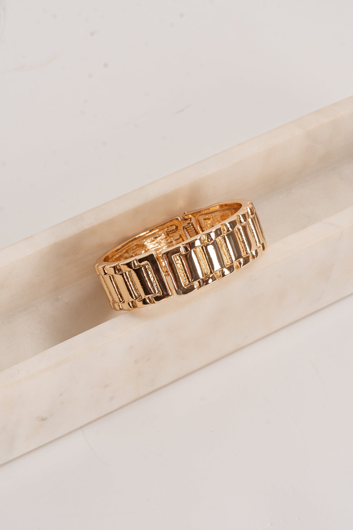 Kylie Gold Chainlink Bangle Bracelet