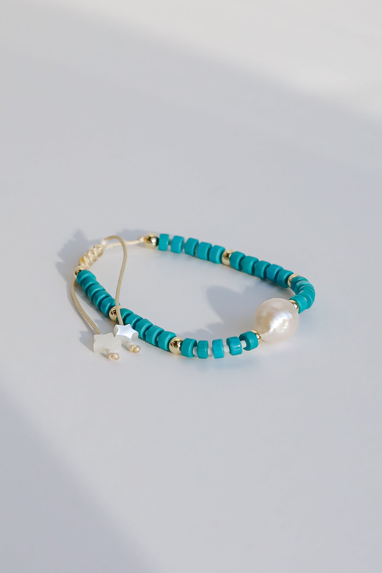 Juliette Teal Beaded Bracelet
