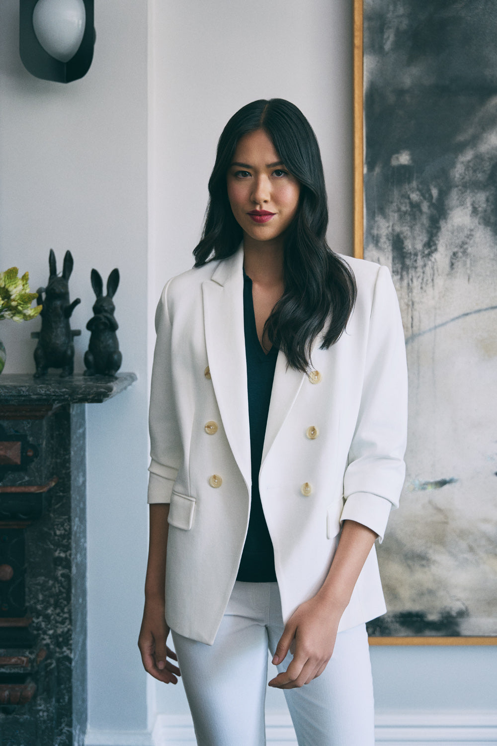 Ponte Blazer - White