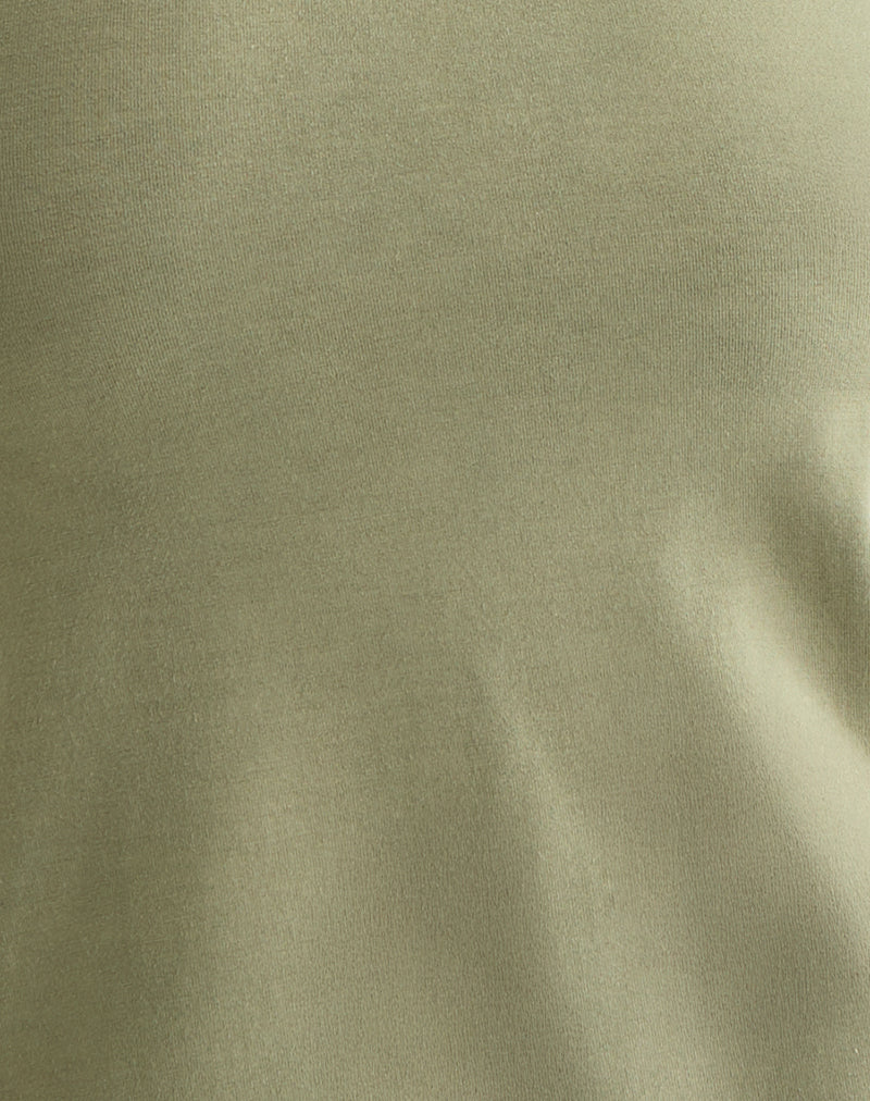 Klazari Top in Jersey Sage Green