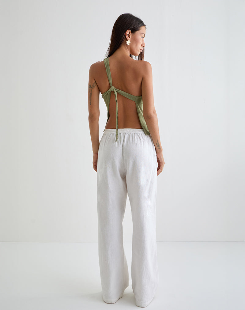 Klazari Top in Jersey Sage Green
