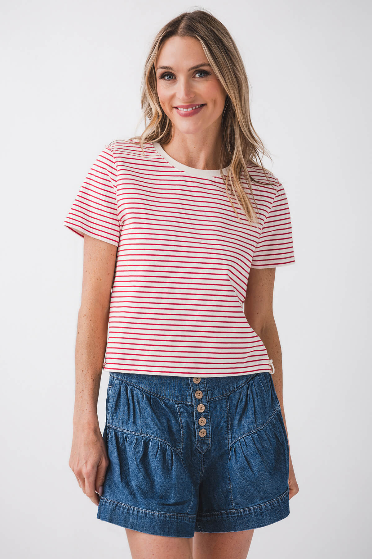 Free People Everyday Stripe Tee