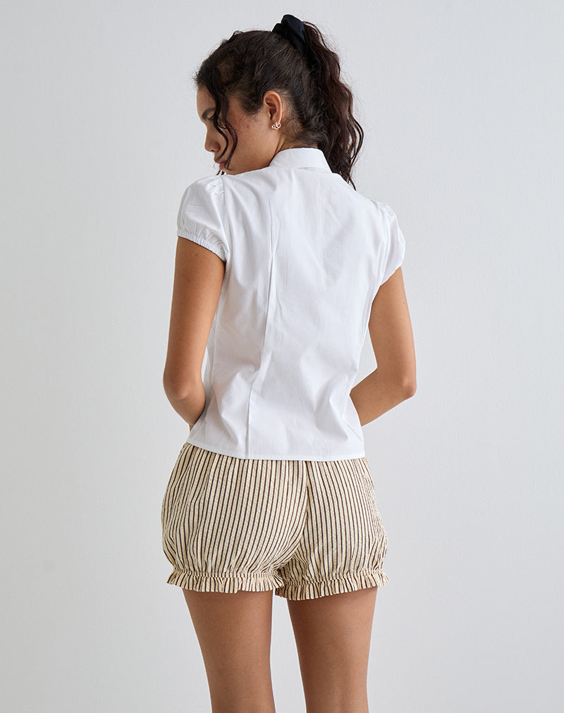 Ulsan Fitted Shirt in White