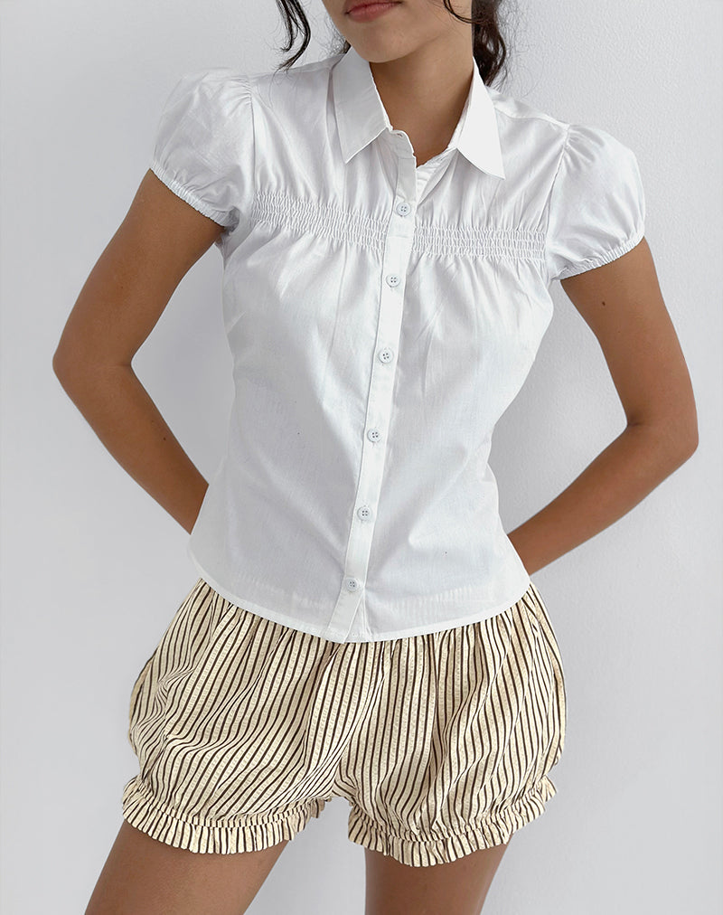 Ulsan Fitted Shirt in White