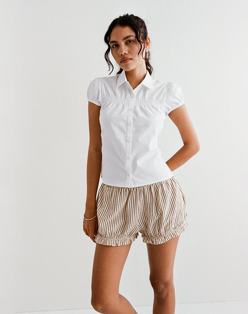 Ulsan Fitted Shirt in White