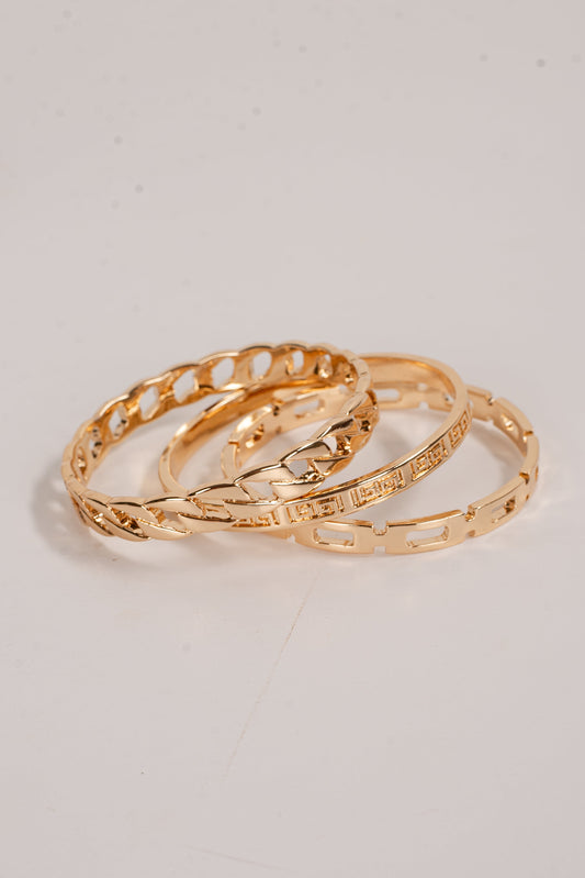 Olivia Gold Bangle Set