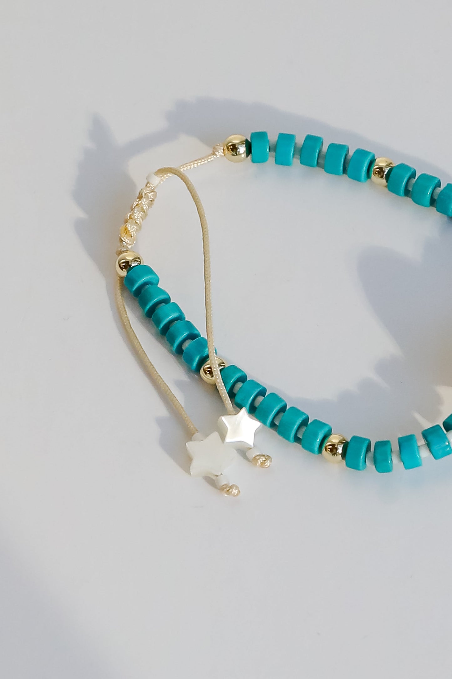 Juliette Teal Beaded Bracelet